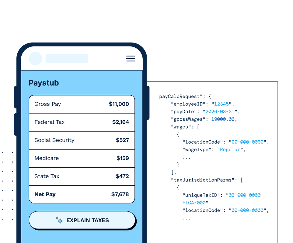 Run payroll: The Symmetry Tax Engine performs precise calculations and generates a comprehensive log file payload.