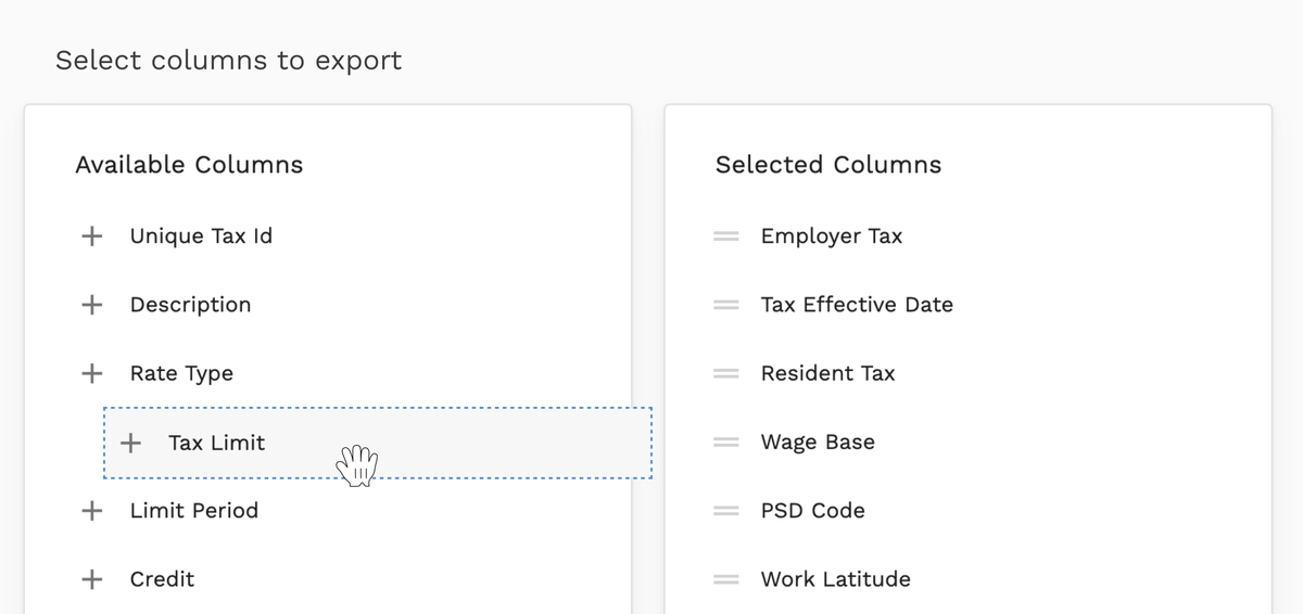 Create customized reports with the Payroll Point template builder.