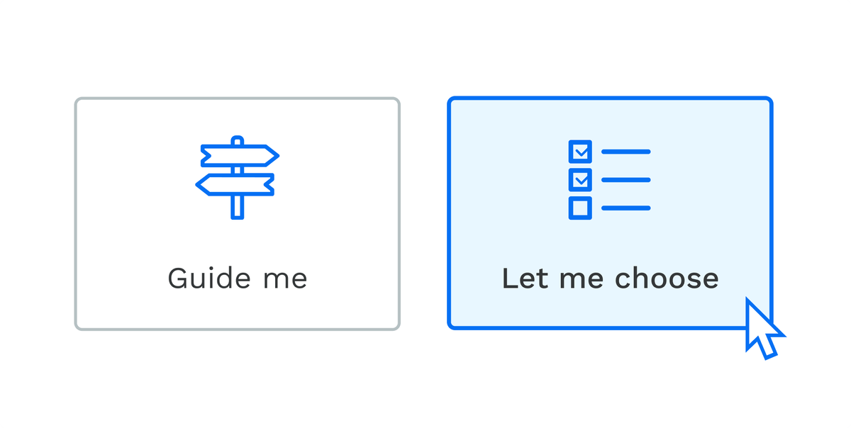 Select Guided Mode or Choose mode in Symmetry Payroll Forms.