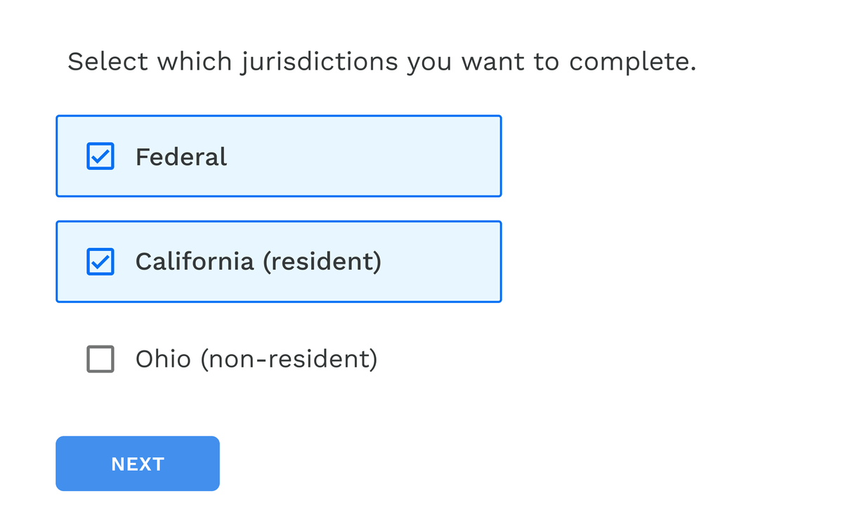 Choose a form from a list of all relevant forms based on location. Symmetry Payroll Forms suggests which forms to fill out with an asterisk.